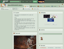 Tablet Screenshot of love-grimmichi-love.deviantart.com