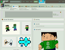 Tablet Screenshot of ag-kun.deviantart.com