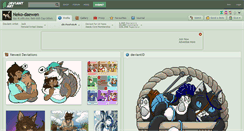 Desktop Screenshot of neko-daewen.deviantart.com