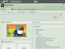 Tablet Screenshot of dutchmouse.deviantart.com