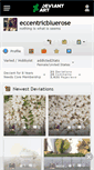 Mobile Screenshot of eccentricbluerose.deviantart.com