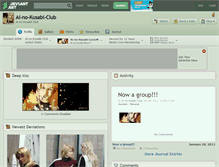 Tablet Screenshot of ai-no-kusabi-club.deviantart.com