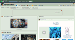 Desktop Screenshot of benjamin-the-fox.deviantart.com