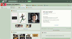 Desktop Screenshot of brendon-urie-support.deviantart.com