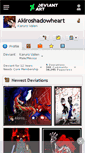Mobile Screenshot of akiroshadowheart.deviantart.com