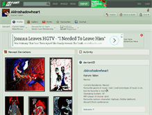 Tablet Screenshot of akiroshadowheart.deviantart.com