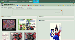 Desktop Screenshot of angel-of-death-321.deviantart.com