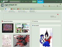 Tablet Screenshot of angel-of-death-321.deviantart.com