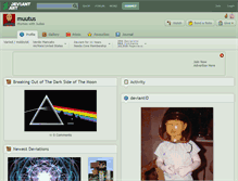 Tablet Screenshot of muutus.deviantart.com