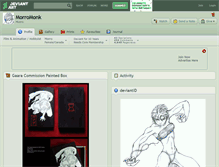 Tablet Screenshot of morromonk.deviantart.com