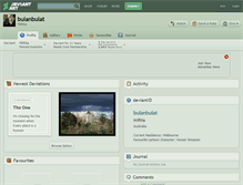 Tablet Screenshot of bulanbulat.deviantart.com