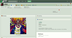 Desktop Screenshot of leblah.deviantart.com