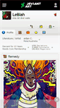 Mobile Screenshot of leblah.deviantart.com