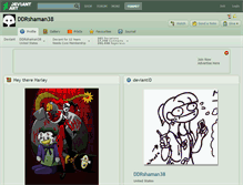 Tablet Screenshot of ddrshaman38.deviantart.com