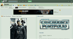 Desktop Screenshot of cascador.deviantart.com