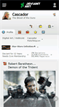 Mobile Screenshot of cascador.deviantart.com