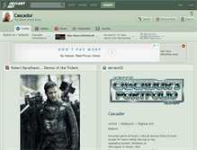Tablet Screenshot of cascador.deviantart.com
