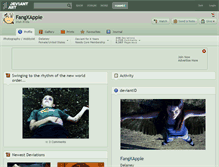 Tablet Screenshot of fangxapple.deviantart.com