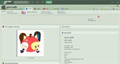Desktop Screenshot of jynxi-wolfe.deviantart.com