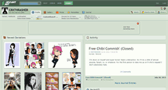 Desktop Screenshot of crxthrasher.deviantart.com