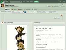 Tablet Screenshot of karuleonnese.deviantart.com