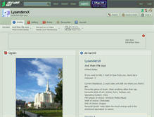 Tablet Screenshot of lysanderxx.deviantart.com