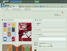 Tablet Screenshot of geloso.deviantart.com