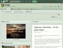 Tablet Screenshot of caidogirl.deviantart.com
