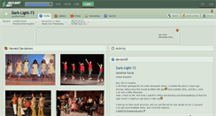 Desktop Screenshot of dark-light-73.deviantart.com