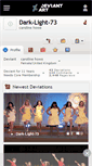 Mobile Screenshot of dark-light-73.deviantart.com