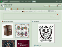 Tablet Screenshot of bccreativity.deviantart.com