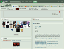 Tablet Screenshot of out-hell-f.deviantart.com