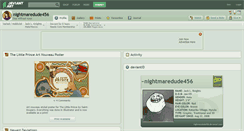 Desktop Screenshot of nightmaredude456.deviantart.com