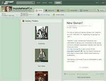Tablet Screenshot of inuzukahanafc.deviantart.com