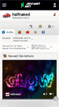Mobile Screenshot of halfnaked.deviantart.com