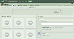 Desktop Screenshot of krashen.deviantart.com