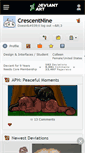 Mobile Screenshot of crescentnine.deviantart.com