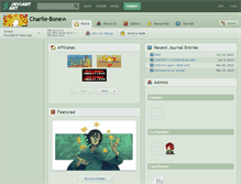 Tablet Screenshot of charlie-bone.deviantart.com