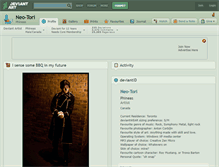 Tablet Screenshot of neo-tori.deviantart.com
