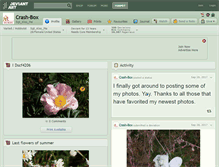 Tablet Screenshot of crash-box.deviantart.com