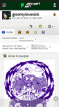 Mobile Screenshot of gloomylovesick.deviantart.com