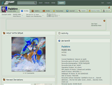 Tablet Screenshot of padebre.deviantart.com