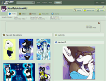 Tablet Screenshot of kinotehanimekid.deviantart.com