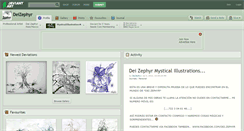 Desktop Screenshot of deizephyr.deviantart.com