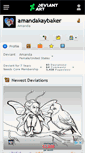 Mobile Screenshot of amandakaybaker.deviantart.com