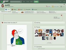 Tablet Screenshot of ace093.deviantart.com