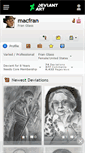 Mobile Screenshot of macfran.deviantart.com