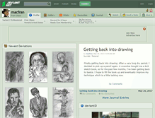 Tablet Screenshot of macfran.deviantart.com