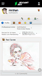 Mobile Screenshot of mrshan.deviantart.com