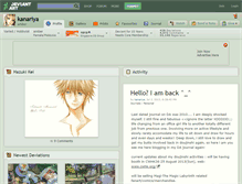 Tablet Screenshot of kanariya.deviantart.com